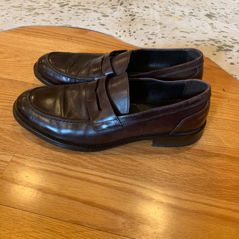 MENS Dama Brown Leather Loafers